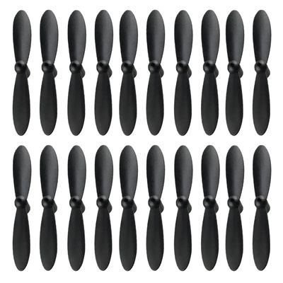 20 Pack Backup Propellers Compatible With Drones Quadcopter Accessories Compatible With CX 10 Black