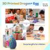 3D Printed Dragon Egg,Dragon Eggs with Dragon Inside,Surprise Dragon Egg Toy,12'' Full Articulated Crystal 3D Dragon,Cool Animals Dino Eggs for 5-7 4-6 8-12 Teen,Christmas Stocking Stuffers for Kids view 4