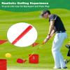 4 Pack Red Golf Clubs with 5 x 3.5 Oversized Heads and 36 Lightweight Carbon Shaft Perfect for Outdoor Yard Games view 4