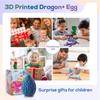 3D Printed Dragon Egg,Dragon Eggs with Dragon Inside,Surprise Dragon Egg Toy,12'' Full Articulated Crystal 3D Dragon for 5-7 4-6 8-12 Teen,Easter Basket Stuffers,Execusive Desk Toys for Adults view 4