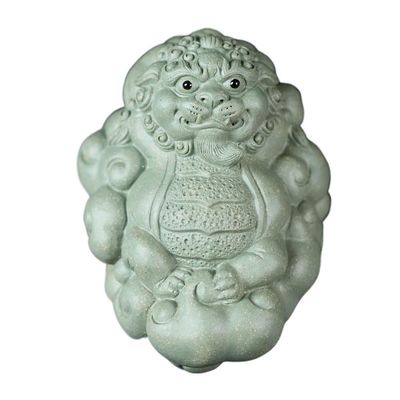 Tea Pets Lion Tea Pet Purple Clay Ornaments Handmade Tea Table Tea Toys Tea Set Clay Kung Fu Tea Set Decoration Home Furnishings