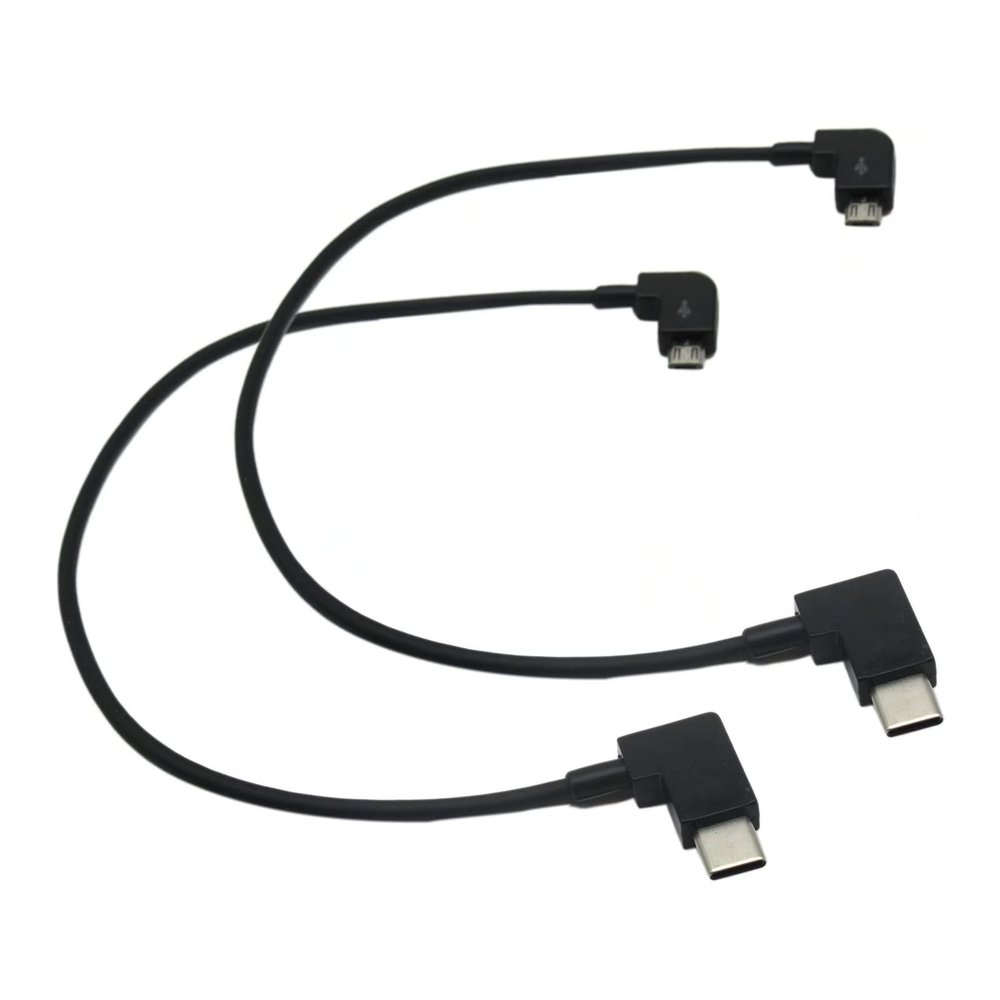 2-Pack Replaceent Cable for DJI MAVIC PRO AIR Drone Remote Controller RC to Type-C USB Phone by ATIODYUUK