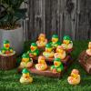 24 Pcs Camp Rubber Duck Bulk Summer Vacation Party Favors 2 Inch Rubber Ducks Gifts for Camping Adventure Theme Birthday Party Decoration view 4