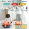 4-in-1 Wobble Board for Kids, Labyrinth Balance Board with 5 Balls, Scooter Board with Handles, Plastic Rocker Board Sensory Balance Wobble Disk for Kids Age 3-9, Toddler Physical Therapy Toy,Blue view 2