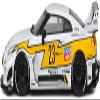 1:43 Scale Diecast Model Car Compatible with Solido 2019 Nissan GT-R (R35) Liberty Walk Silhouette Diecast Model Car, White S4311208 view 1