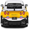 1:43 Scale Diecast Model Car Compatible with Solido 2019 Nissan GT-R (R35) Liberty Walk Silhouette Diecast Model Car, White S4311208 view 4