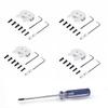 For D Phantom 3 4Pcs Motor Mount Base Protector Guard Cover Aluminum Reinforcement Plates Anit-Crack Anti-crush Kit toy replaceable parts RC(4pcs Silver) view 1
