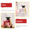 10pcs Mini Graduation Cap Bottle Toppers, Mini Graduation Caps with Tassels, Cake Toppers Party Decorations for 2025 Celebrations view 2