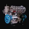 1:3 Full Metal V8 Car Engine Model Kit - DIY Mechanical Assembly Engine Model Kit with 500+ Pcs view 2