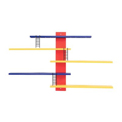 US Figure Toy Display Stand Set Wall Mounted Handwork Doll Floating Shelves DIY Colorful Display Rack Cute Ladder Storage Rack for Doll Figures Photos(colour)