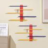 US Figure Toy Display Stand Set Wall Mounted Handwork Doll Floating Shelves DIY Colorful Display Rack Cute Ladder Storage Rack for Doll Figures Photos(colour) view 4