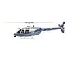 Retropo RC ERA C138 1/30 Scale 206 Helicopter for Adult, 2.4G 6CH No Aileron Helicopter with Altitude Hold and Optical Flow Positioning, 3 Batteries (RTF Version/Blue&White) view 3