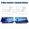 Hedlaoy 8000 Games 3D Pandora Box TT Arcade Game Console,WiFi Function Retro Video Game Machine,1280x720 HD Output,Search/Save/Hide/Pause Games,Support 4 Players,Two Split Consoles view 4