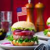 100 Pcs USA American Flag US Toothpick Flags, Cocktail Picks Mini Stick Cupcake Toppers Country Picks Party Decoration Celebration Cocktail Food Bar Cake Flags  view 3