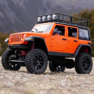 1/12 RC Crawler RTR, MN-128 Off-Road Truck, 4x4 RC Rock Crawler with 2.4G Remote Control RC Jeep Car Model for Adults Hobby Gifts (Orange)