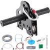 Happybuy 80 ft Zipline Kit for Kids & Adults, 500 lb Capacity, Backyard Outdoor Play, Quick Setup, Stainless Steel, Spring Brake, Safety Harness, Seat view 1