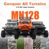 1/12 RC Crawler RTR, MN-128 Off-Road Truck, 4x4 RC Rock Crawler with 2.4G Remote Control RC Jeep Car Model for Adults Hobby Gifts (Gray) view 2