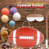 Football Pinata with Stick Blindfold Confetti and Hanging Loop Sports Themed Party Football Pinata for Kids Football Birthday Party Supplies, 16 x 10 Inches view 4