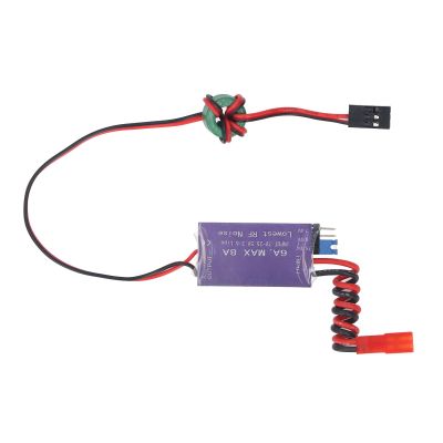 6A Voltage Regulator, UBEC External Regulator Module 7-25.5V Input for RC Helicopters, with 5V 6A Output, for Electric Helicopters or Airplanes