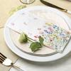 100 Wildflower Flower Napkins Disposable Bathroom Paper Hand Towels Napkins Disposable Decorative for Bathroom, Toilet, Wedding, Baby Shower, Birthday, Bridal Party Decor view 4