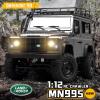 MN-99S RC Car, 1:12 Scale RC Rock Crawler, 4WD Off-Road RC Truck RTR, 2.4G Remote RC Land Rover Vehicle Models for Adults Hobby Gifts (Gray) view 3