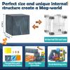 100PCS Magnetic Blocks-Build Mine Magnet World Jurassic Sword Dinosaur Toys Building Blocks for Boys Girls Ages 3-5 5-7, Classroom Must Haves Stem Education Sensory Kids Toys Christmas Birthday Gifts view 4