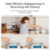eufy Indoor Cam E30, Latest Generation, 4K UHD Security Camera, Pet/Dog/Baby Camera with Phone app, Color Night Vision, Human/Pet Auto Tracking, 360 Pan-Tilt, Works with Homekit (Renewed) view 2