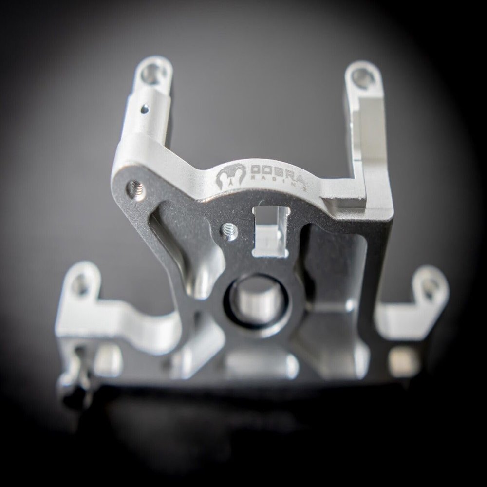 CR-Chrome Motor Mount fits 4x4 LCG Slash, Rustler, Stampede & More!