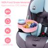 2PCS Resptasski Car Seat Cup Holder Snack Tray for Kids  Travel Tray for Car, Booster, Stroller, Outdoor Essentials Kit. Universal Adjustable Tray with Detachable Base for Snacks, Toys, Food (Pink) view 3