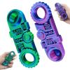 2026 New 3D Printed Fidget Ring Toys, 5-in-1 3D Printed Gear Ball Stress Sensory Toy, Mindful Meditation Gear Toys for Stress and Anxiety Relief, Back to School Supplies Fidget Toy for Teens Adults view 1