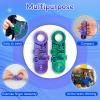 2026 New 3D Printed Fidget Ring Toys, 5-in-1 3D Printed Gear Ball Stress Sensory Toy, Mindful Meditation Gear Toys for Stress and Anxiety Relief, Back to School Supplies Fidget Toy for Teens Adults view 4