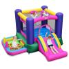 BOUNTECH Inflatable Bounce House with Ball Pit, Bouncy House for Kids 3-6 Indoor Outdoor w/Large Jumping Area, Basketball Hoop, Bounce House with Slide for Boys Girls Backyard Birthday Party Gifts view 1