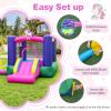 BOUNTECH Inflatable Bounce House with Ball Pit, Bouncy House for Kids 3-6 Indoor Outdoor w/Large Jumping Area, Basketball Hoop, Bounce House with Slide for Boys Girls Backyard Birthday Party Gifts view 4