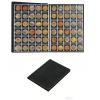 250 Pockets Coinss Album, Coinss Collecting Book with 10 Pages, Grid Holder for Pounds Pence Cents Dollars Nickels (Black) view 1