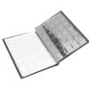 250 Pockets Coinss Album, Coinss Collecting Book with 10 Pages, Grid Holder for Pounds Pence Cents Dollars Nickels (Brown) view 3