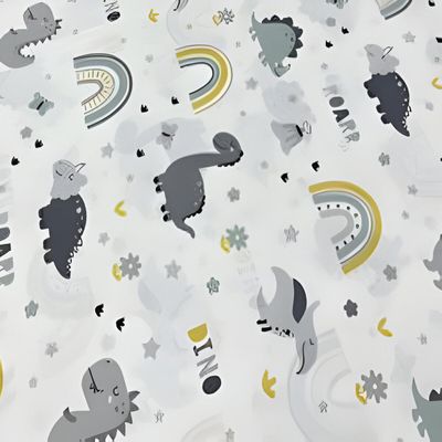 My Photostation.com Montessori Climbing Arch Pillow Waldorf Arch Rocker Pillow Kids Cushion Arch with Cushion Kid Rocker Cushion Wooden Arch ONLY Pillow - Gray Dinosaur Rainbow Small 18x47''-45x120cm