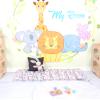 My Photostation.com Montessori Climbing Arch Pillow Waldorf Arch Rocker Pillow Kids Cushion Arch with Cushion Kid Rocker Cushion Wooden Arch ONLY Pillow - Gray Dinosaur Rainbow Small 18x47''-45x120cm view 3