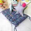 My Photostation.com Montessori Climbing Arch Pillow Waldorf Arch Rocker Pillow Kids Cushion Arch with Cushion Kid Rocker Cushion Wooden Arch ONLY Pillow - Gray Sky Stars Big 22x47''-55x120cm view 4