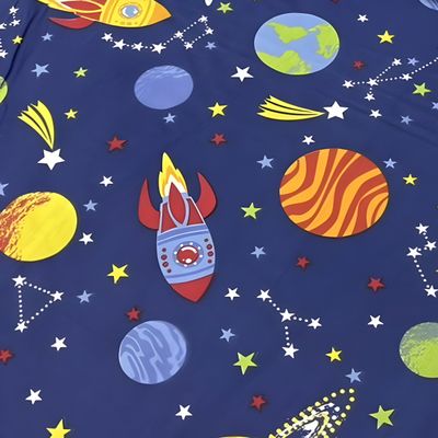 My Photostation.com Montessori Climbing Arch Pillow Waldorf Arch Rocker Pillow Kids Cushion Arch with Cushion Kid Rocker Cushion Wooden Arch ONLY Pillow - Dark Blue Planets Big 22x47''-55x120cm
