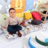 My Photostation.com Montessori Climbing Arch Pillow Waldorf Arch Rocker Pillow Kids Cushion Arch with Cushion Kid Rocker Cushion Wooden Arch ONLY Pillow - Dark Blue Planets Big 22x47''-55x120cm view 4