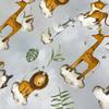 My Photostation.com Montessori Climbing Arch Pillow Waldorf Arch Rocker Pillow Kids Cushion Arch with Cushion Kid Rocker Cushion Wooden Arch ONLY Pillow - Safari Animals Small 18x47''-45x120cm view 1