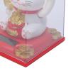 Nurnesy Solar Powered Swaying Cat Figurine - Automatic Light Sensitive Lucky Cat Statue for Office, Shop and Restaurant Decoration (White) view 4