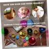 Alasum 24pcs Open-Design Plastic Eggs for Easter Decorating Fillable Toys for Boys and Girls Fun Creative Graffiti Painting Props for Holiday Parties and Home Decoration view 2