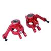 BeaxTurbo Racing Upgrade Parts CNC Aluminum 7075 Front Steering hub Spindle L&R+C Hub for LOSI DBXL E-2.0 (red)