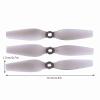 POENVFPO RC Aircraft Propeller Blades,Lightweight 3-Piece Set Drone Propellers for RC Hobbyists,Model Aircraft Builders,VTOL Applications view 2