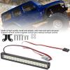 POENVFPO RC Roof Lamp, 100mm RC LED Light Bar 32pcs Lamp Beads Roof Headlight Accessory with 3 Modes for HSP Car view 3