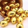 TTETTZ Golden Easter Eggs with Empty Easter Eggs Goodie Fillers for Company Activities, 24pcs view 4