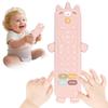 Baby TV Remote Toy with Unicorn Silicone Cover - Lights & Sounds Interactive Learning Toy (3 Languages: English/Spanish/French), 50+ Musical Sounds, Perfect 1 2 Year Old Gift for Boys & Girls view 1