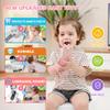 Baby TV Remote Toy with Unicorn Silicone Cover - Lights & Sounds Interactive Learning Toy (3 Languages: English/Spanish/French), 50+ Musical Sounds, Perfect 1 2 Year Old Gift for Boys & Girls view 3