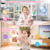 Baby TV Remote Toy with Unicorn Silicone Cover - Lights & Sounds Interactive Learning Toy (3 Languages: English/Spanish/French), 50+ Musical Sounds, Perfect 1 2 Year Old Gift for Boys & Girls view 4